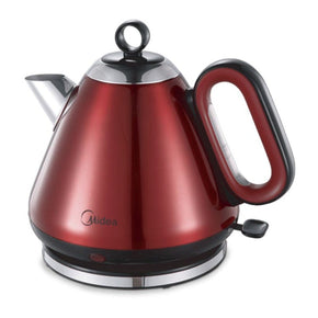 Midea KETTLE Midea-1.7 Litre Vintage Tea Pot Kettle Red MK-17S26R (6570119069785)