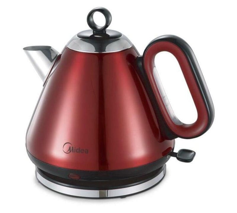 Midea KETTLE Midea-1.7 Litre Vintage Tea Pot Kettle Red MK-17S26R (6570119069785)