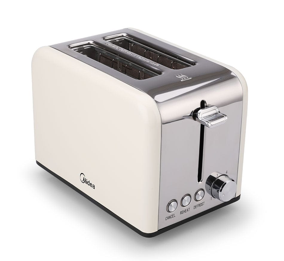 Midea TOASTER Midea 2 Slice Toaster Cream MT-RS2L13W-C (6570160324697)