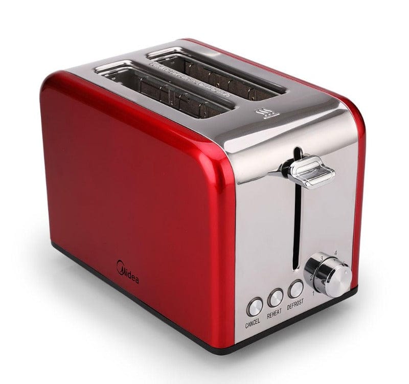 Midea TOASTER Midea 2 Slice Toaster Red MT-RS2L13W-R (6570164748377)