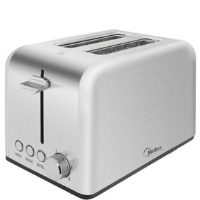 Midea TOASTER Midea 2 Slice Toaster Stainless Steel MT-RS2L13W-SS (6570136338521)