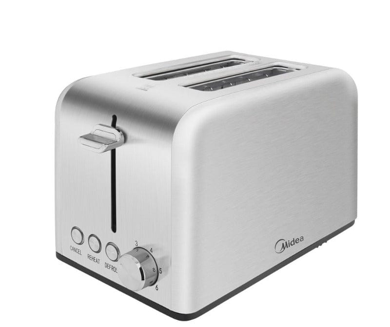 Midea TOASTER Midea 2 Slice Toaster Stainless Steel MT-RS2L13W-SS (6570136338521)