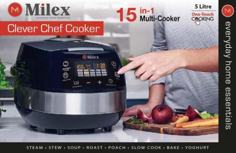 MILEX AIR FRYER Milex Clever Chef 15-in-1 Multi Cooker MCC001 (6561888075865)