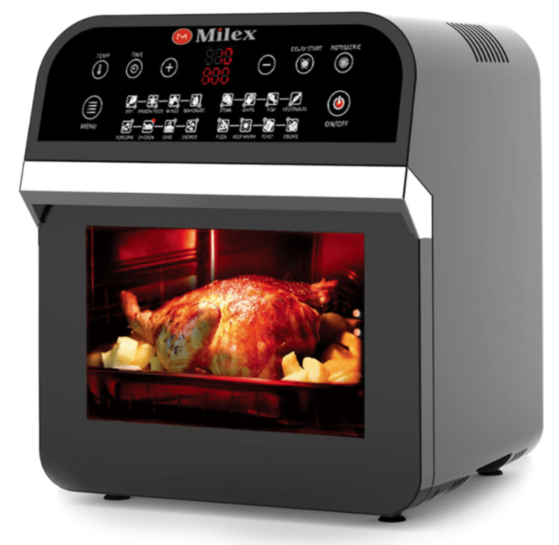 MILEX AIR FRYER Milex - Digital Power Airfryer Oven with Rotisserie 12 Litre MAO001 (2069604892761)