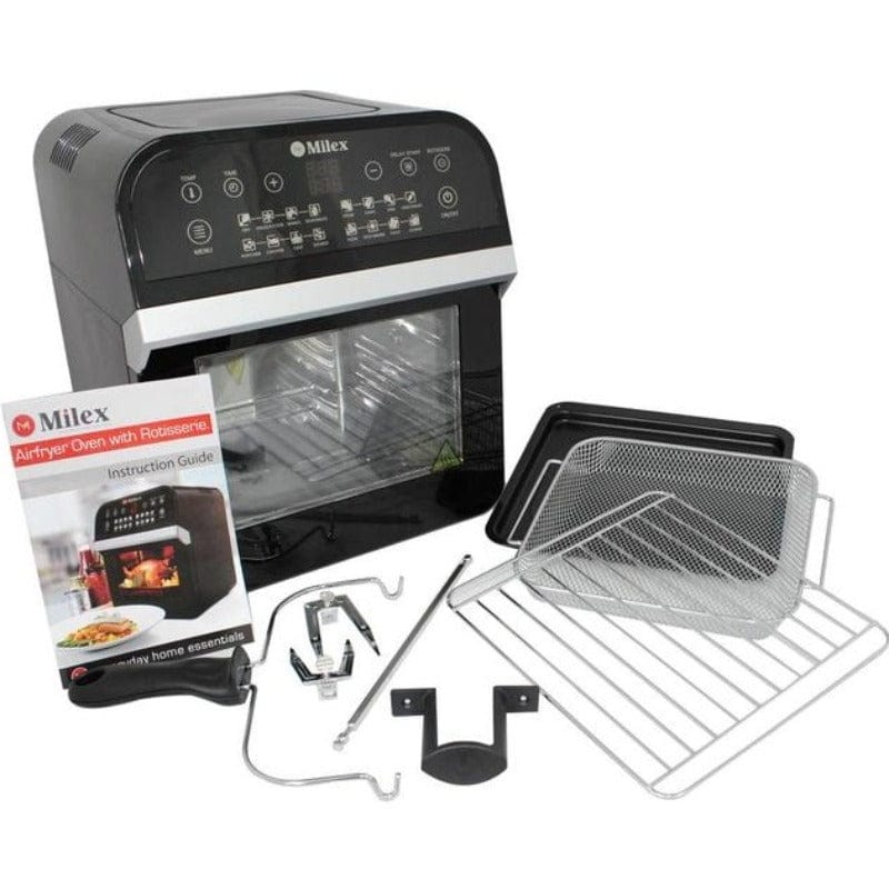 MILEX AIR FRYER Milex - Digital Power Airfryer Oven with Rotisserie 12 Litre MAO001 (2069604892761)