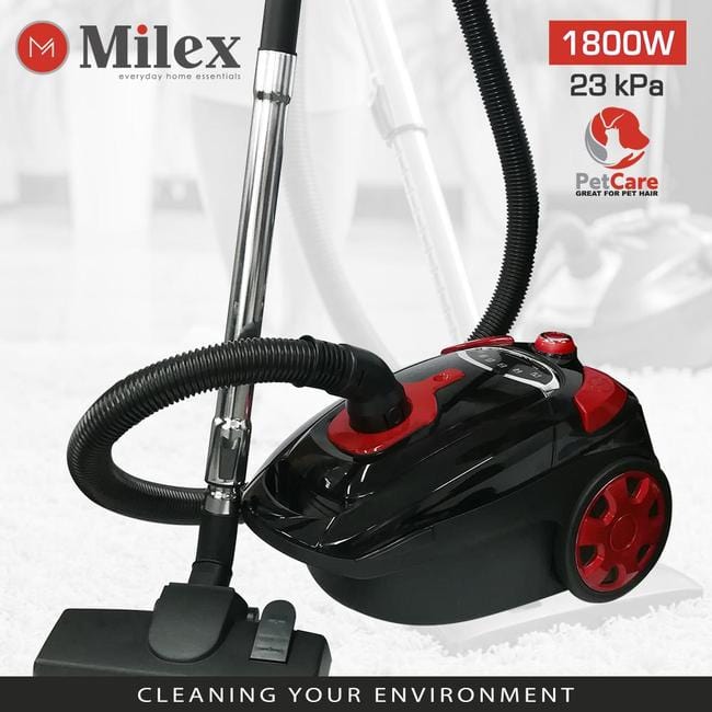 Milex 1800W Eco-Vac Vacuum Cleaner | Shop Online | mhcworld.co.za (6693617893465)