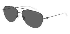 Mont Blanc Sunglass Mont Blanc Men Sunglass MB0074S-001 59 (6544130277465)