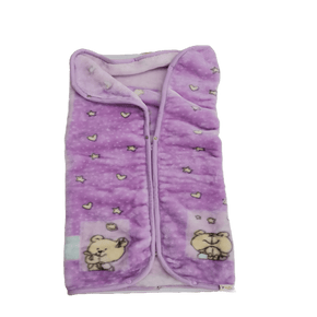 Mora BABY BLANKET Mora Baby Coat Blanket 80x90cm Lilac 09 (7092867170393)