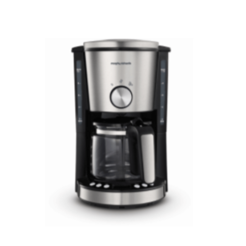 Morphy Richards Coffee Maker Drip Filter Digital Brushed 1.2 Litre