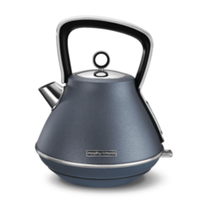 Morphy Richards KETTLE Morphy Richards Kettle 360 Degree Cordless Stainless Steel Blue 1.5 Litre 2200W Evoke (6776367579225)