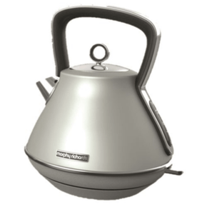 Morphy Richards KETTLE Morphy Richards Kettle 360 Degree Cordless Stainless Steel Platinum 1.5 Litre 2200W Evoke (6776377933913)