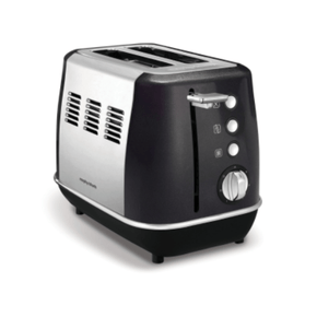 Morphy Richards TOASTER Morphy Richards Toaster 2 Slice Stainless Steel Black 900W Evoke (6776441339993)