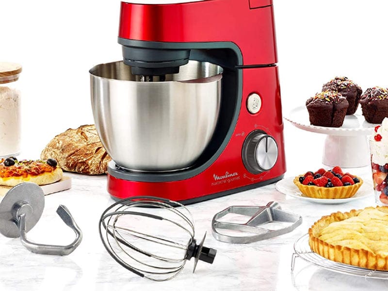 Moulinex Food Processor Moulinex Kitchen Machine Masterchef Gourmet 4,6L Red QA518G10 (6573305200729)