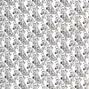 MSR Tabling Fabric Kalahari Zebra Polycotton Tabling Fabric 2041 235cm (4758843064409)