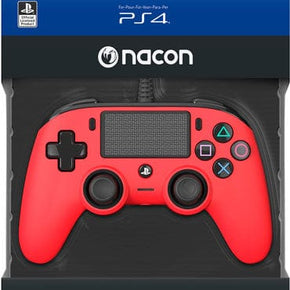 Nacon Tech Nacon - Wired Compact Controler for PS4 (Red) (2061766164569)