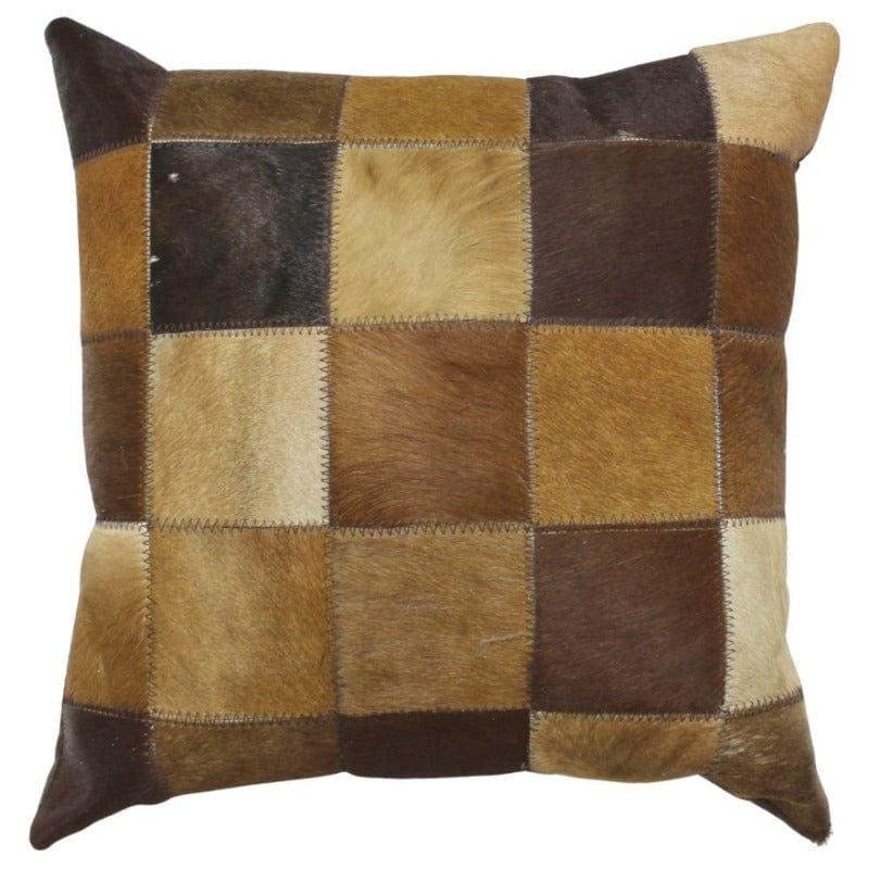 NGUNI scatter cushion Nguni Block Natural Skin scatter cushion 50 x 50 (2061587710041)
