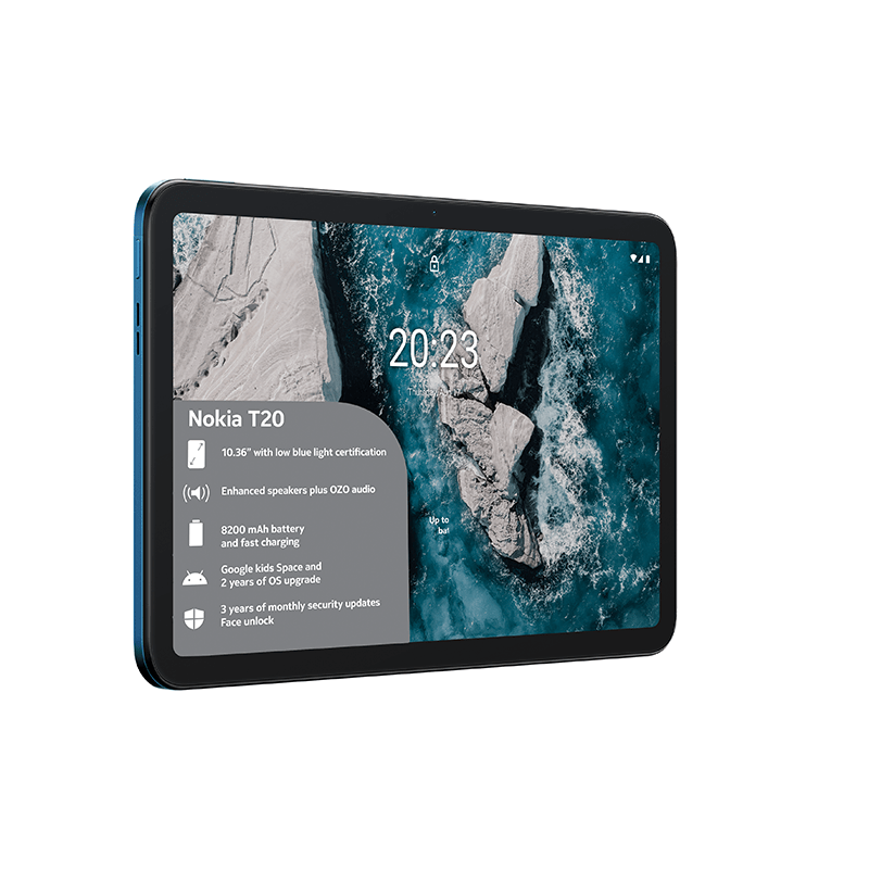 Nokia Tablet Nokia T20 Tablet 64GB - Blue (6981683707993)