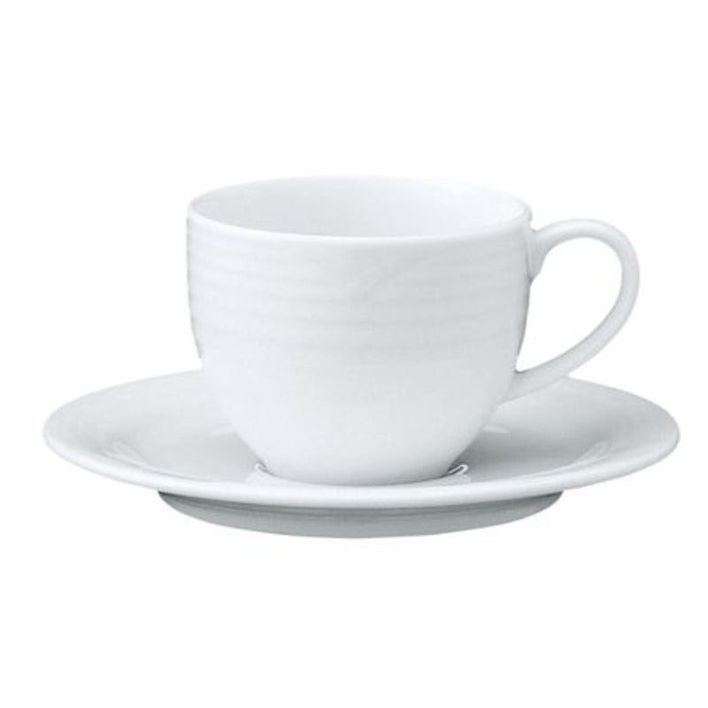 Noritake Cup & Saucer Noritake - Arctic White Tea Cups & Saucers 200ML (6875975647321)