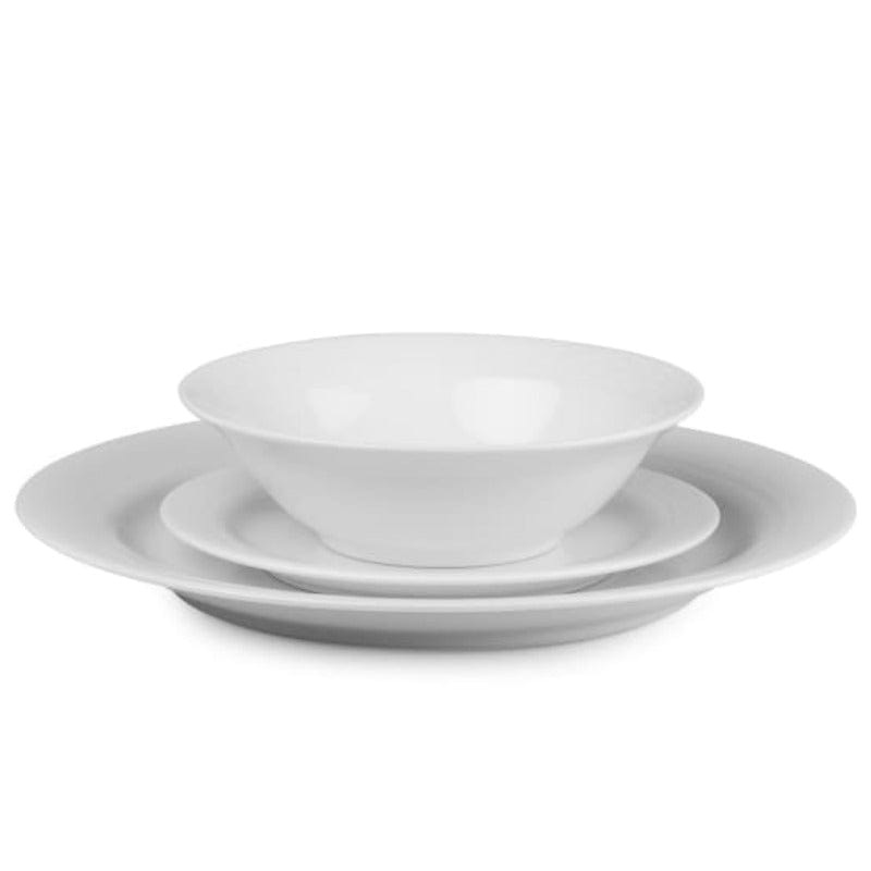 Noritake Dinner Set Noritake Arctic White Dinner Set Of 12 (6845666361433)