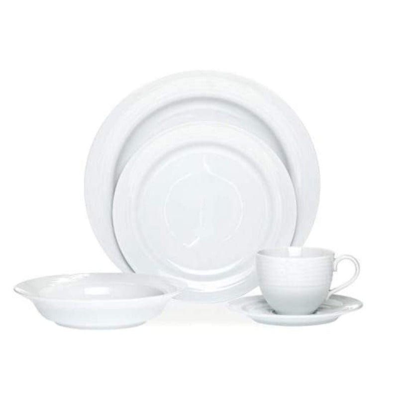 Noritake Dinner Set Noritake Arctic White Dinner Set Of 20 (6845625827417)