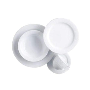 Noritake Dinner Set Noritake Arctic White Dinner Set Of 20 (6845625827417)