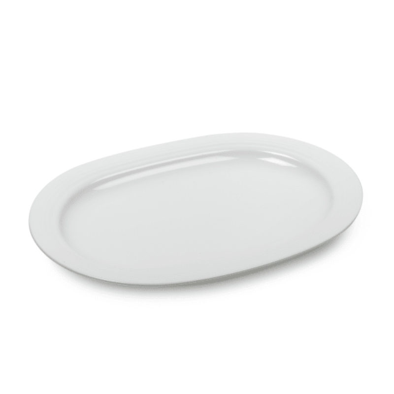 Noritake Platter Noritake Arctic White Oval Platter, 35cm (6875900444761)