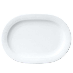 Noritake Platter Noritake Arctic White Oval Platter Large 40.6cm (6878605475929)