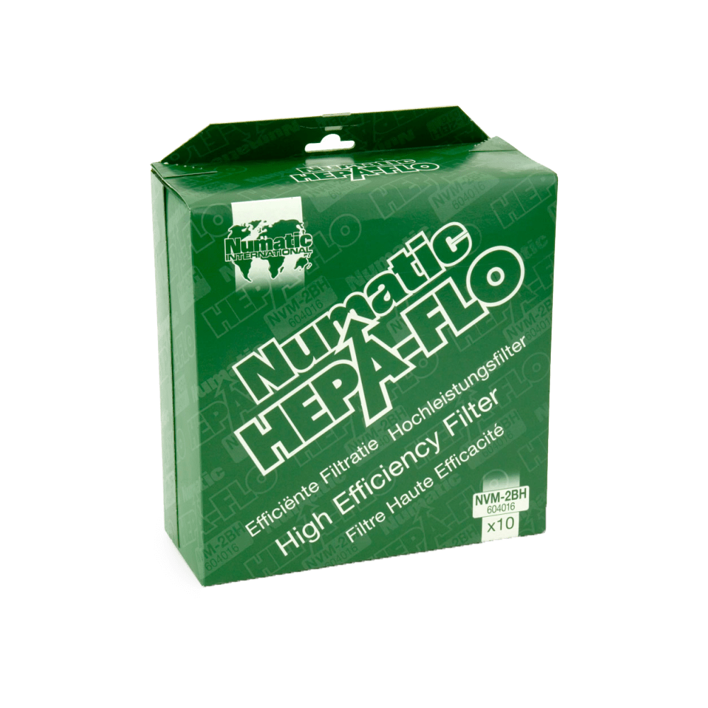 Numatic Vacuum Bag Numatic 2BH HepaFlo Filter Bags FI604016 Pack of 10 (7243758534745)