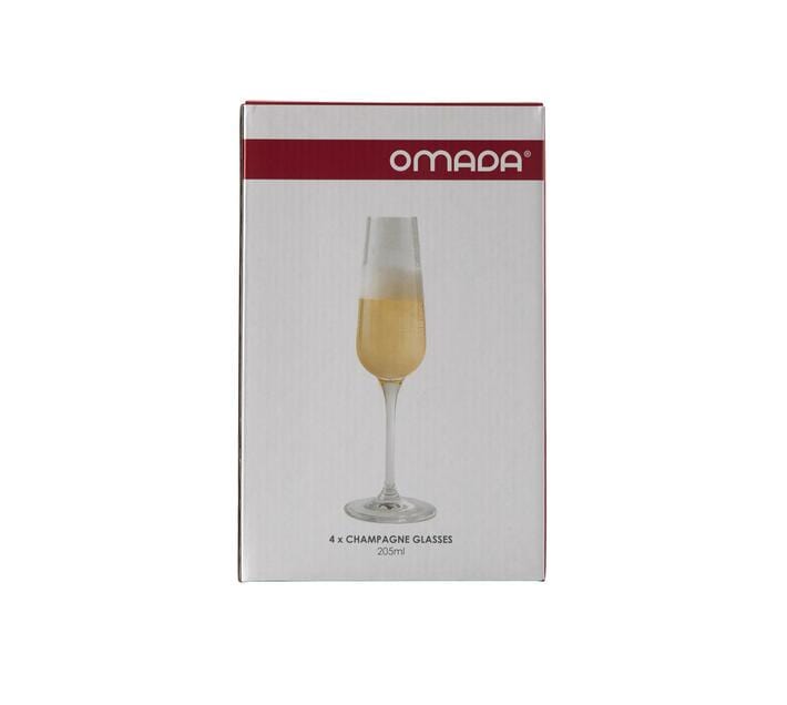 Omada CUTLERY Omada Champagne Glass Set Of 4 (7207992885337)