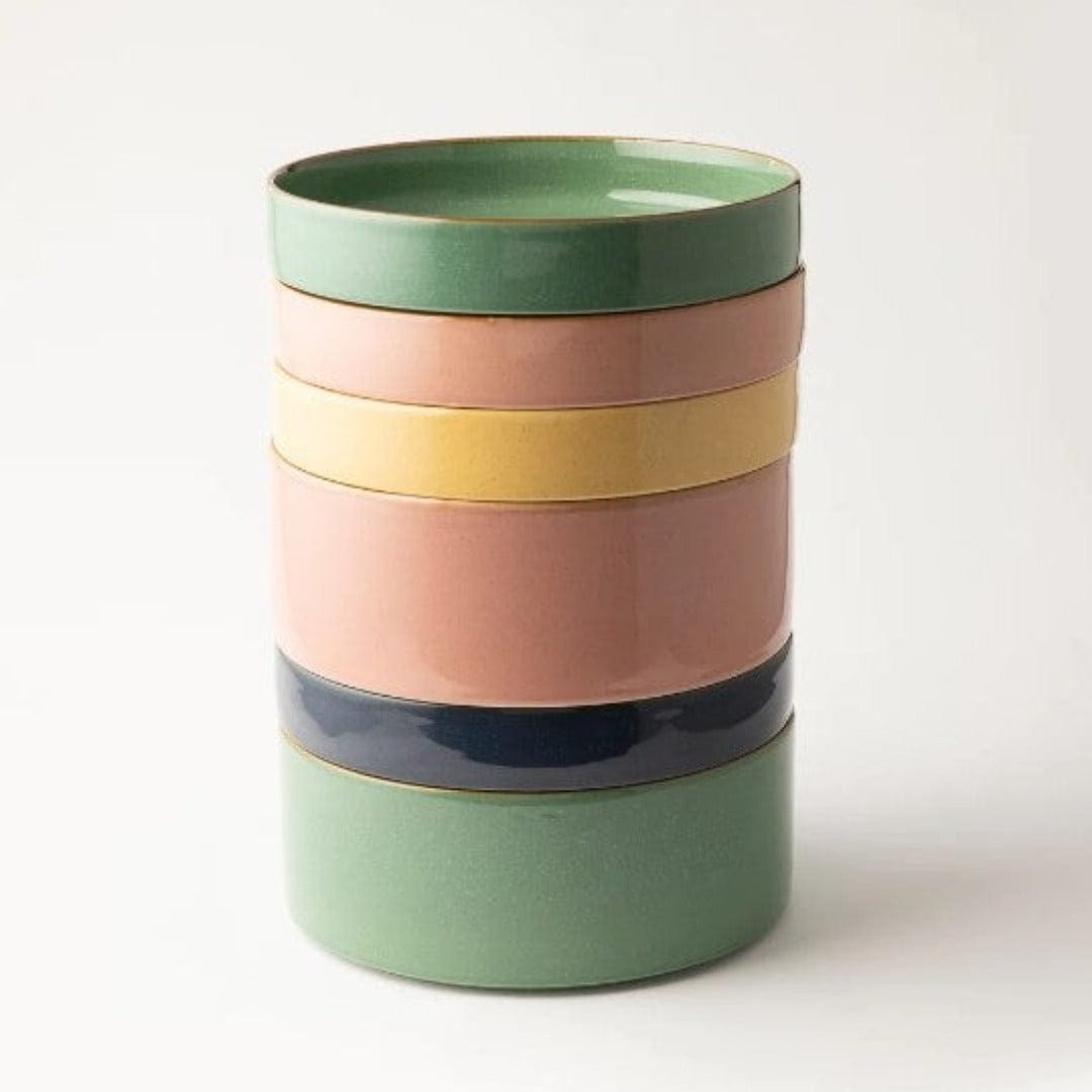 Omada Dinner Plate Omada Flat Stackable Cereal Bowl Green 15cm OM-0000038 (7140535435353)