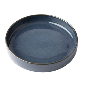 Omada Dinner Plate Omada Flat Stackable Pasta Bowl Blue OM-0000053 (7208860057689)