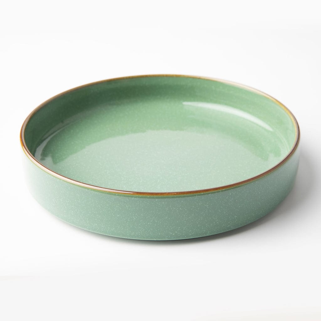 Omada Dinner Plate Omada Flat Stackable Pasta Bowl Green OM-0000038 (7207248887897)