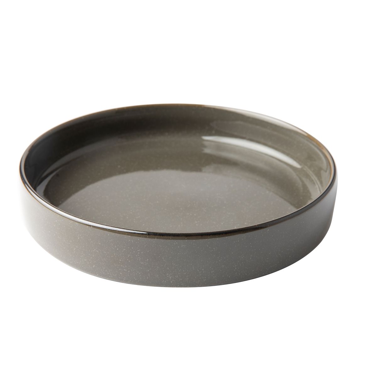 Omada Dinner Plate Omada Flat Stackable Pasta Bowl Grey OM-0000060 (7208873656409)
