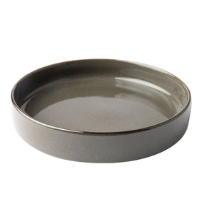 Omada Dinner Plate Omada Flat Stackable Pasta Bowl Grey OM-0000060 (7208873656409)
