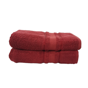 One Homechoice TOWEL Pure 100% Cotton Towels Burgundy (7236379869273)