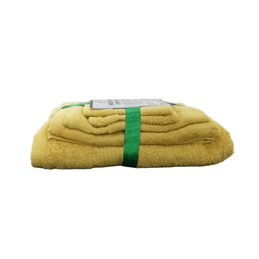 One Homechoice TOWEL Fine Egyptian Cotton Towels Set 5 Piece Gold (7226136952921)