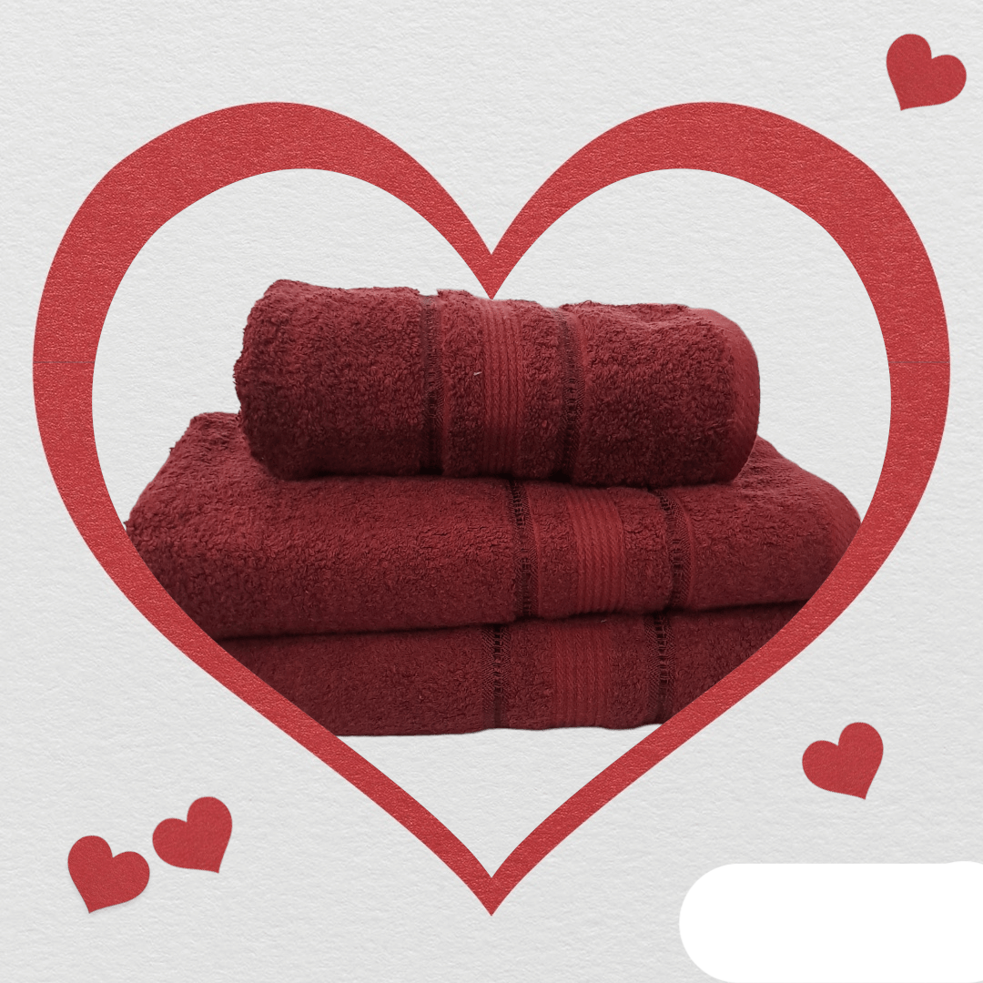 One Homechoice TOWEL Pure 100% Cotton Towels Wine (7236375642201)