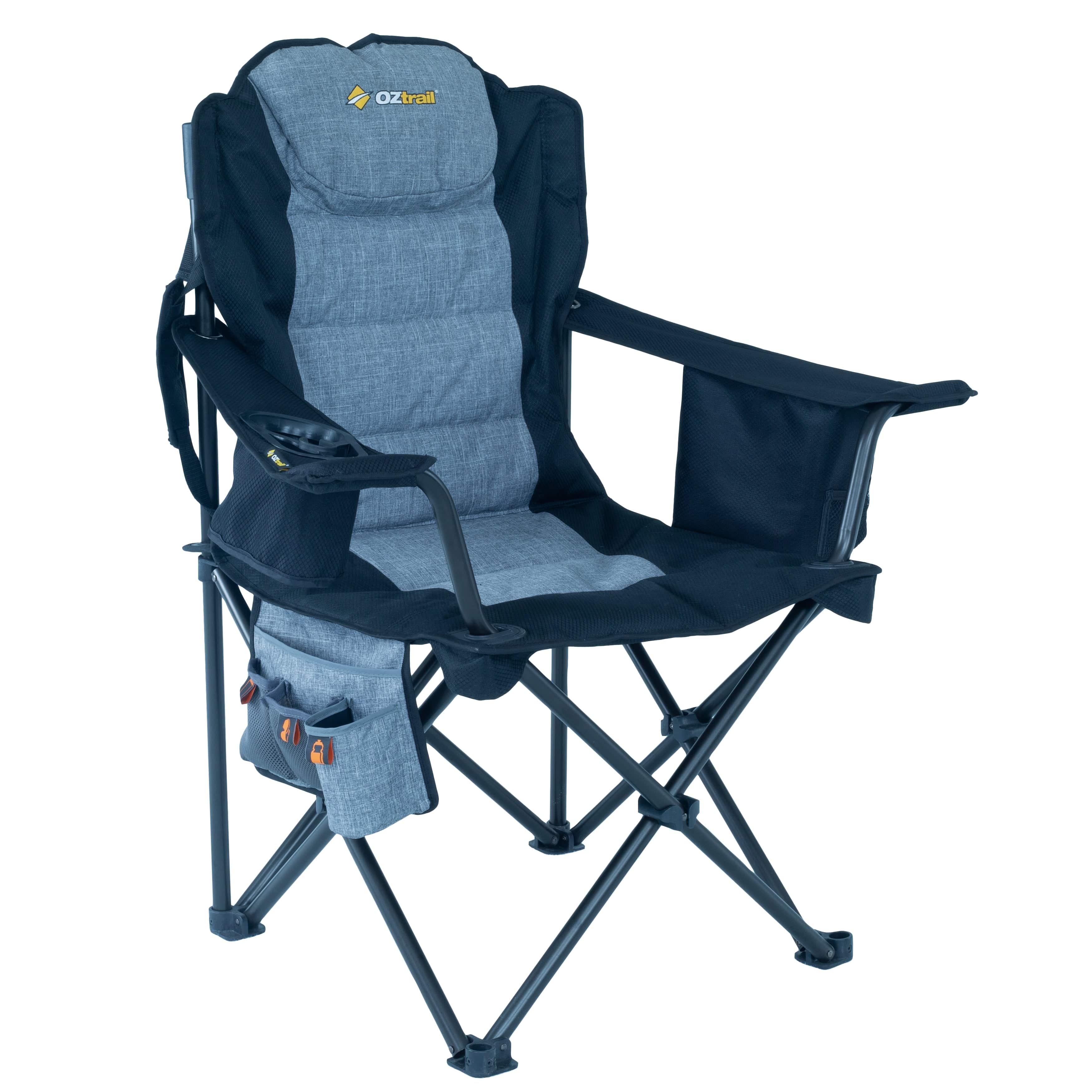 Oztrail camping chair Oztrail Big Boy Arm Chair 220kg Blue FCE-BIGB-F (7166702059609)