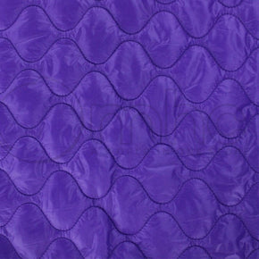 PADDED JACKETING Dress Fabrics Purple Montcler Quilted Fabric 140cm (7283436388441)