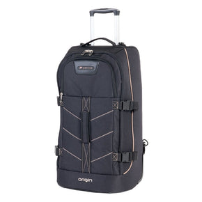 MHC World Paklite Origin 72Cm Trolley Duffle/Backpack In Black & Khaki (7225659129945)