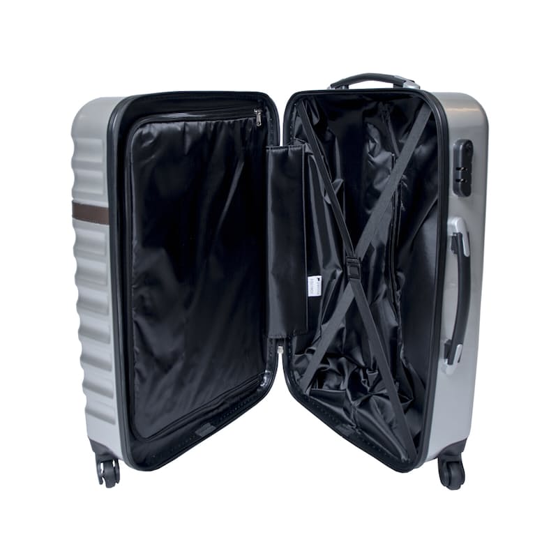 PAKLITE Luggage Paklite Equinox 24In Hardcase Spinner Silver (7233152745561)