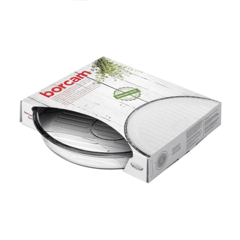 Pasabahce BOWL Borcam Grill Dish 26cm Round Glass 59534 (7043098083417)
