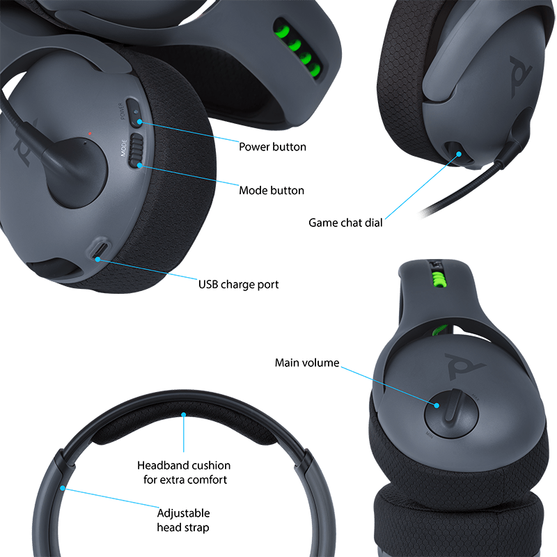 PDP Gaming PDP LVL 50 Wireless Stereo Headset [XB1] (2079372378201)