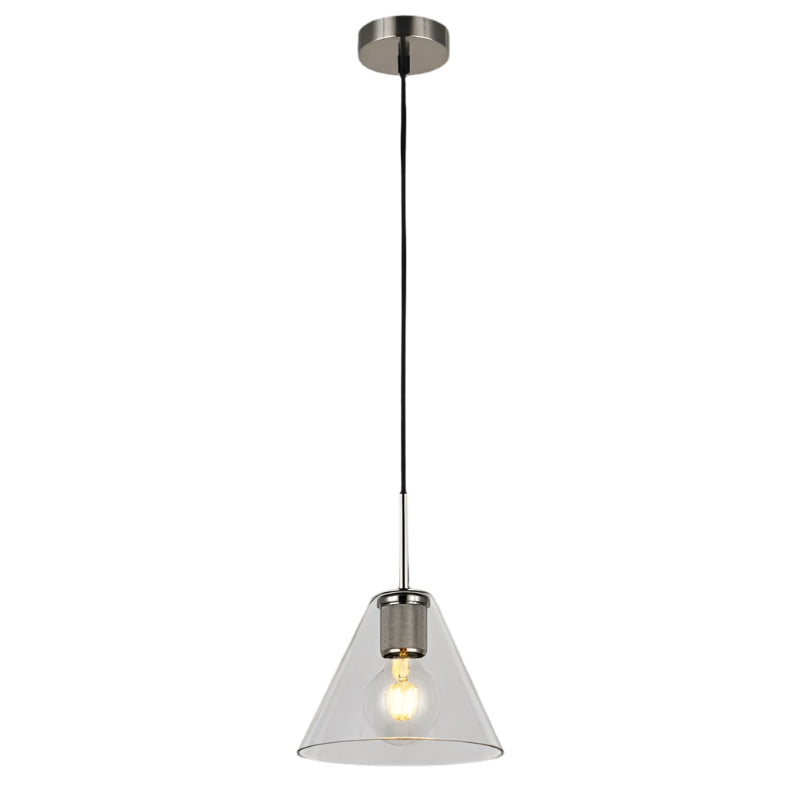 pendent Pendant 1*E27 T-KLCH-10/SN Style C one Glass (6749329883225)