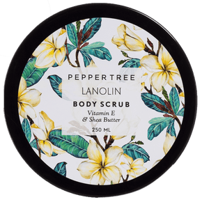 Pepper Tree SOAP DISH Body Essentials Lanolin Body Scrub 250ml (7226530889817)