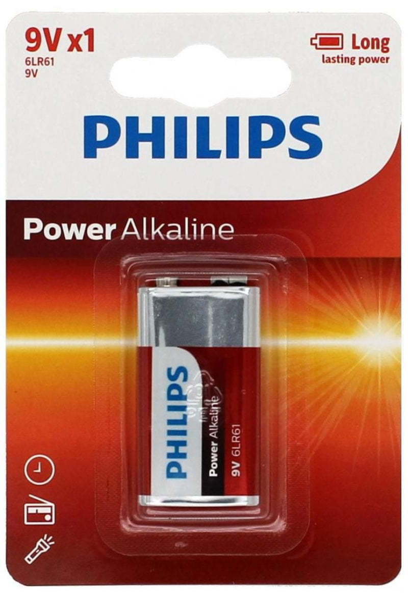 PHILIPS Batteries Philips power alkaline 9V (2095465758809)