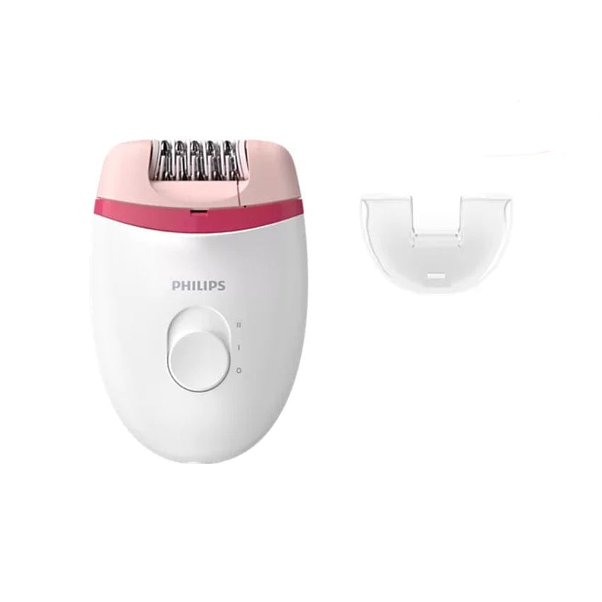 Philips Clipper Philips Satinelle Essential Corded Compact Epilator White/pink BRE235/00 (7185343316057)