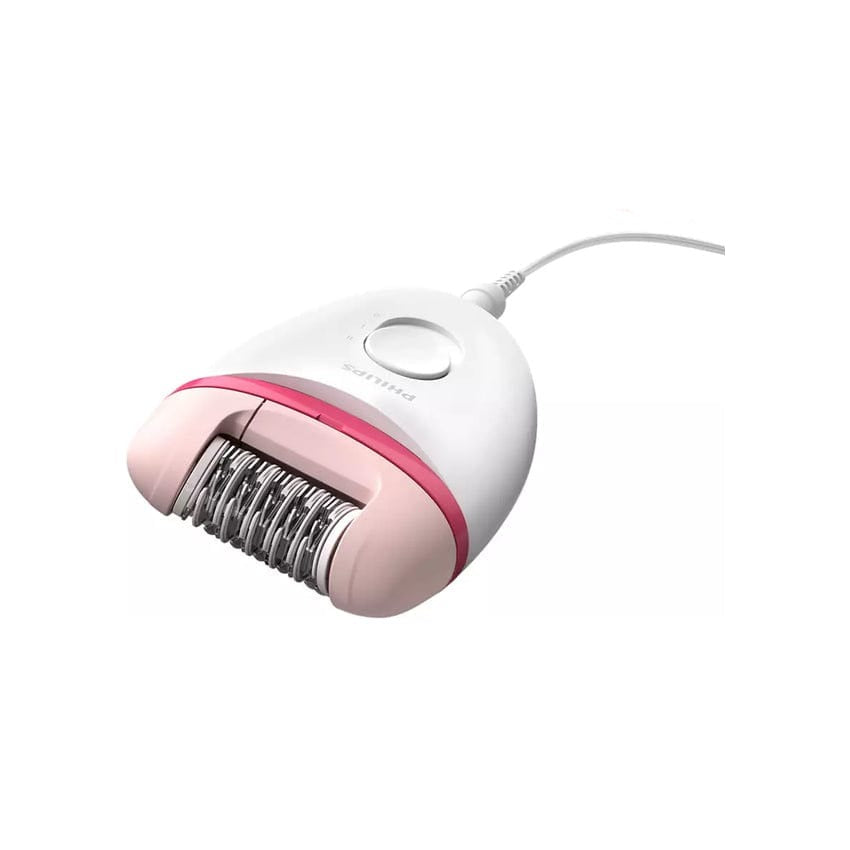 Philips Clipper Philips Satinelle Essential Corded Compact Epilator White/pink BRE235/00 (7185343316057)