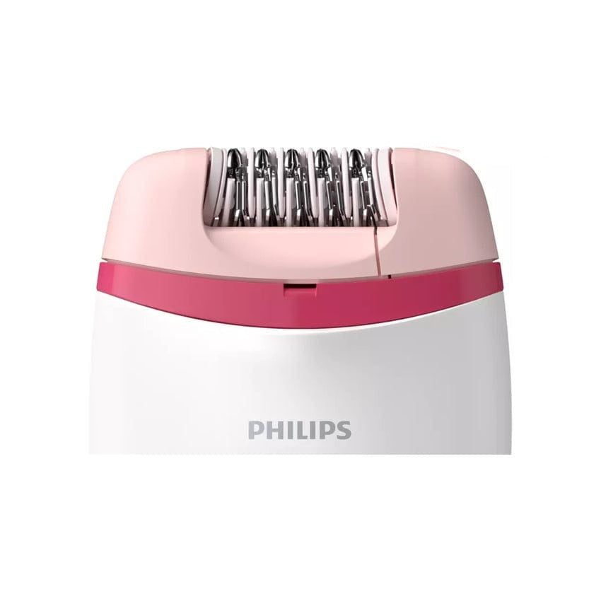 Philips Clipper Philips Satinelle Essential Corded Compact Epilator White/pink BRE235/00 (7185343316057)