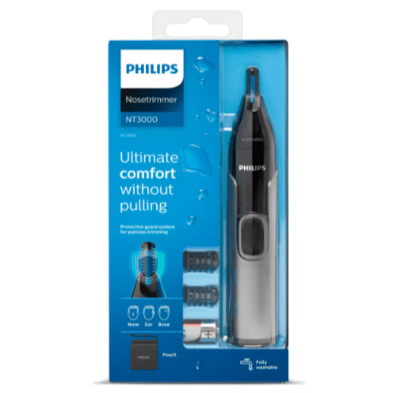 Philips Shaver Philips Nose Trimmer Series 3000 Nose, Ear & Eyebrow Trimmer NT3650/16 (6864966778969)